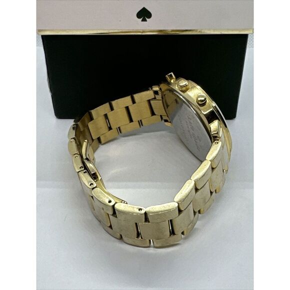 Kate Spade New York 0100 Women\'s Gold Stainless Steel Analog Dial Watch JNA160 main image 8